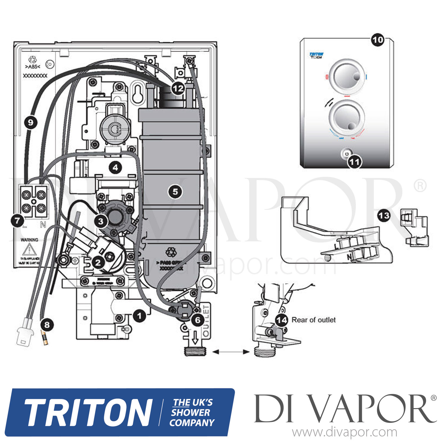 Triton T80z Nov 2008 Spare Parts TR DV 654 GEN1